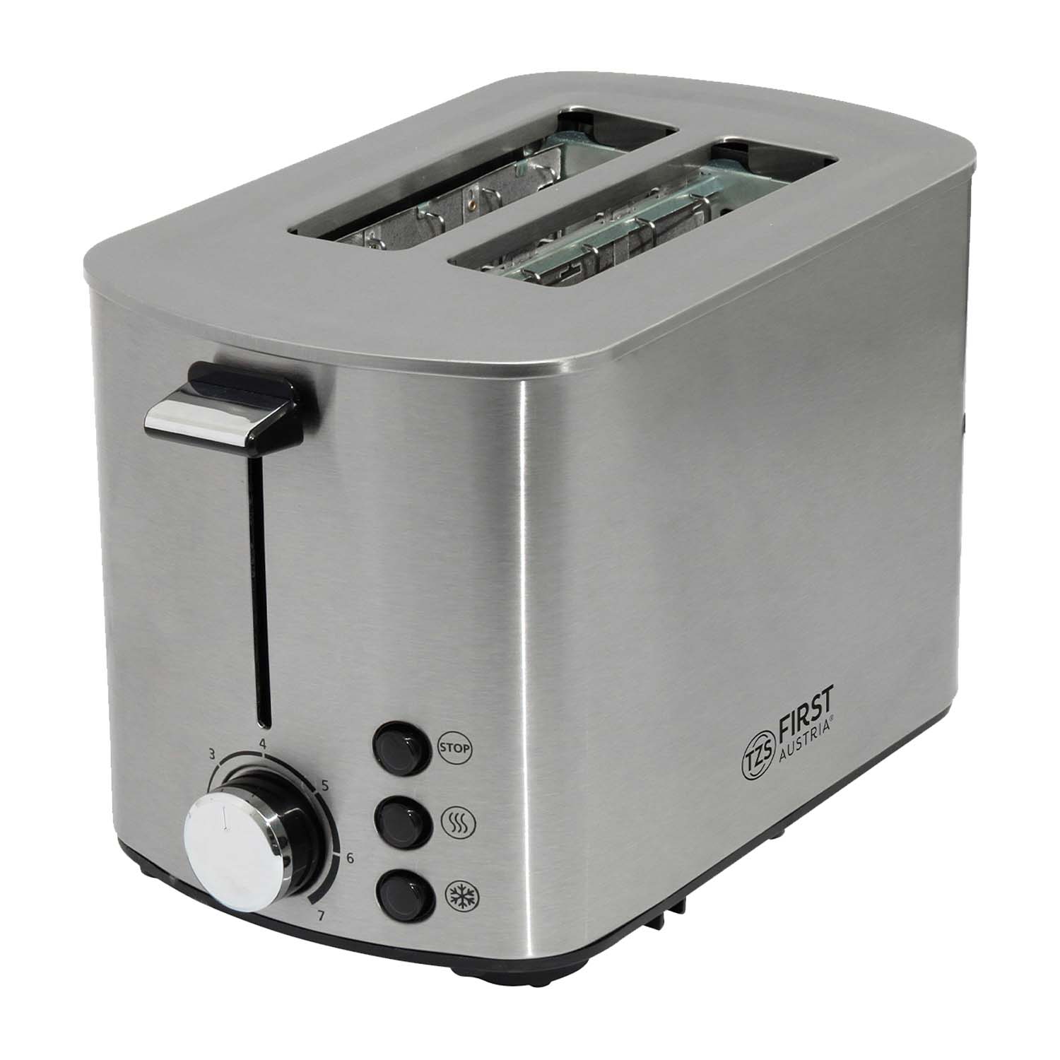 Toaster | 2 Scheiben | 850W | Edelstahl