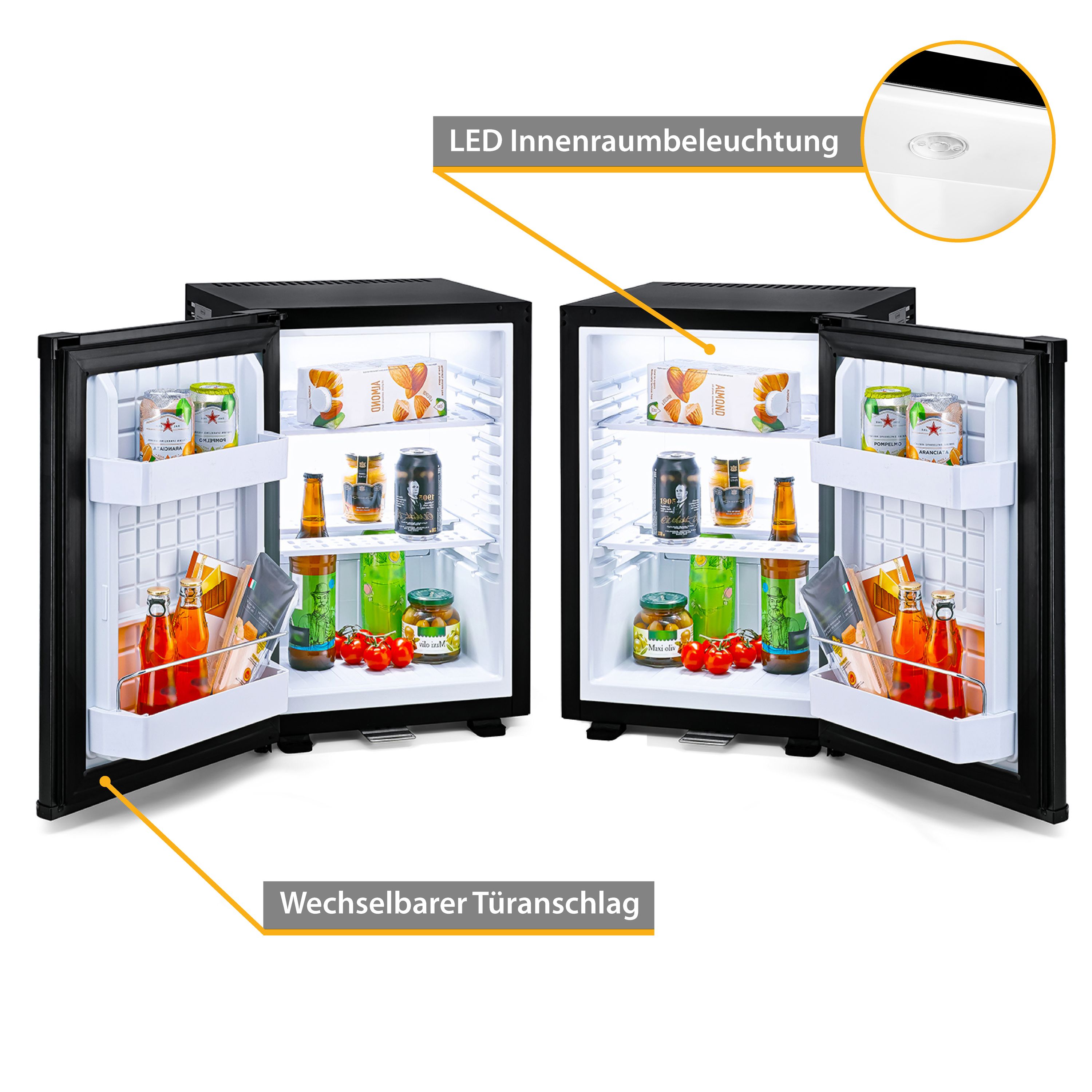 Minikühlschrank | 40 Liter | matt