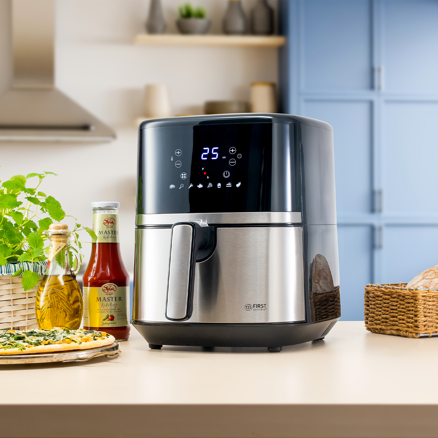 Heissluftfritteuse | Airfryer | 1500 Watt | 3,5 Liter