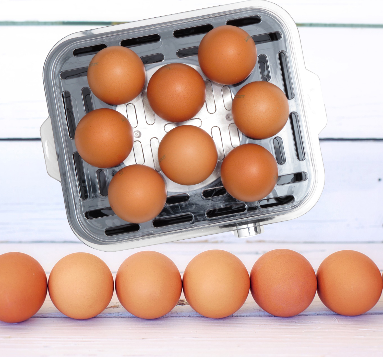 Eierkocher | 8 Eier | Edelstahl